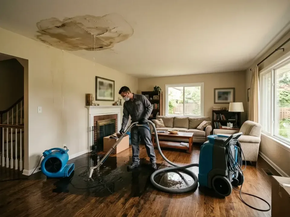 attic-pipe-burst-ceiling-drip-008 — frequently asked questions, Water Damage Restoration & Carpet Care in Bradford, PA